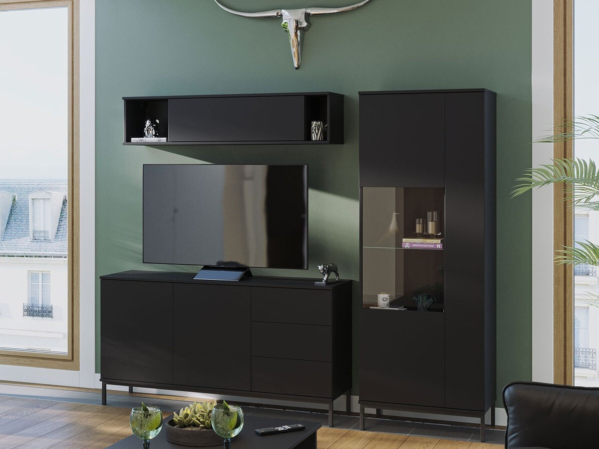 Living room set Lomsore 110 (Black)