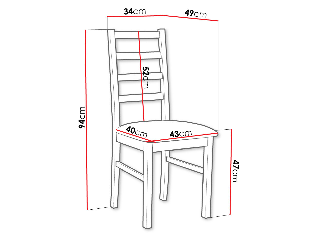 Chair Victorville 171 (Walnut)
