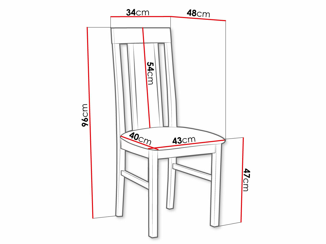 Chair Victorville 165 (Walnut)