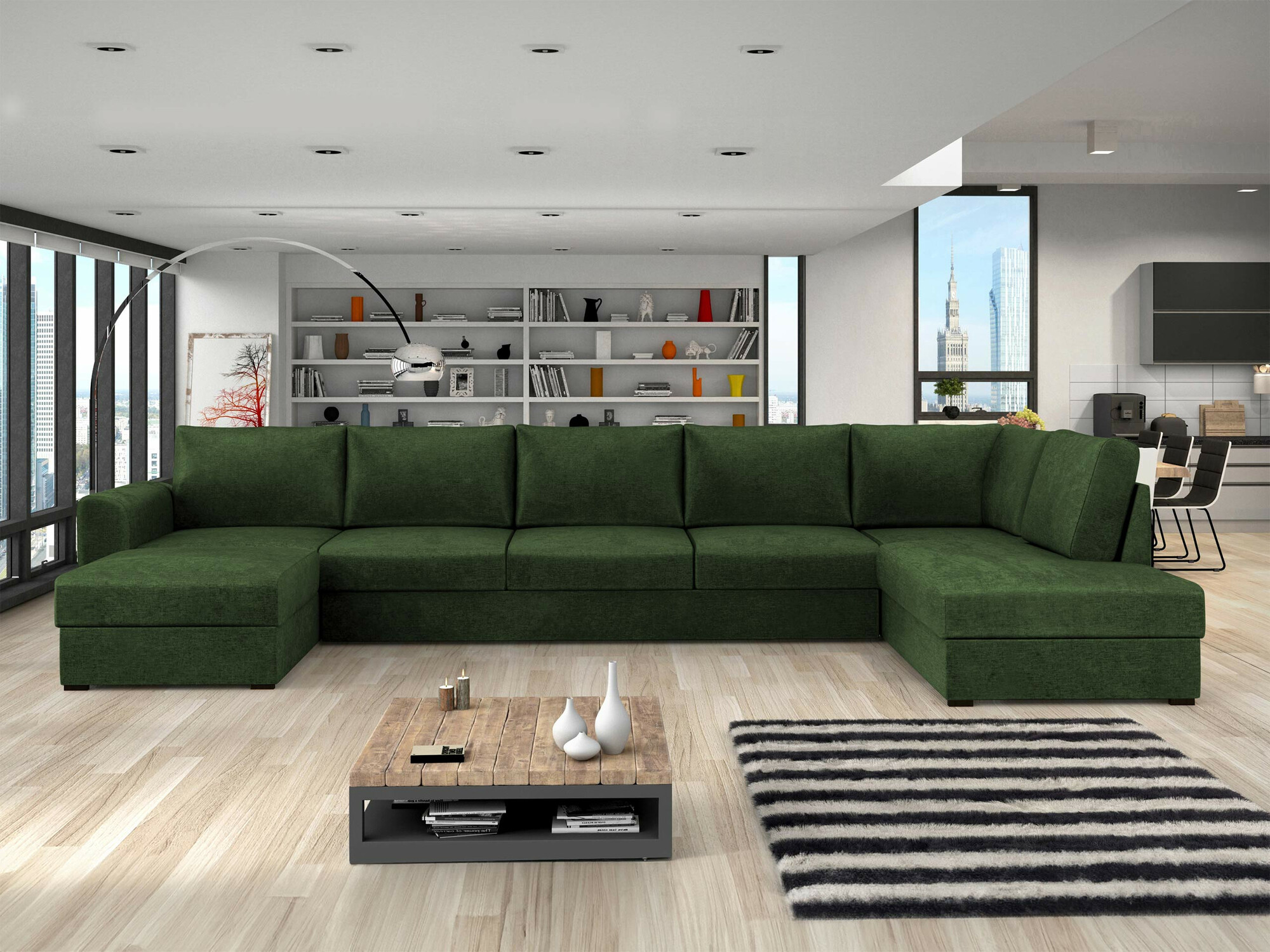 Corner sofa Comfivo Flumen I (Clara 215.10)