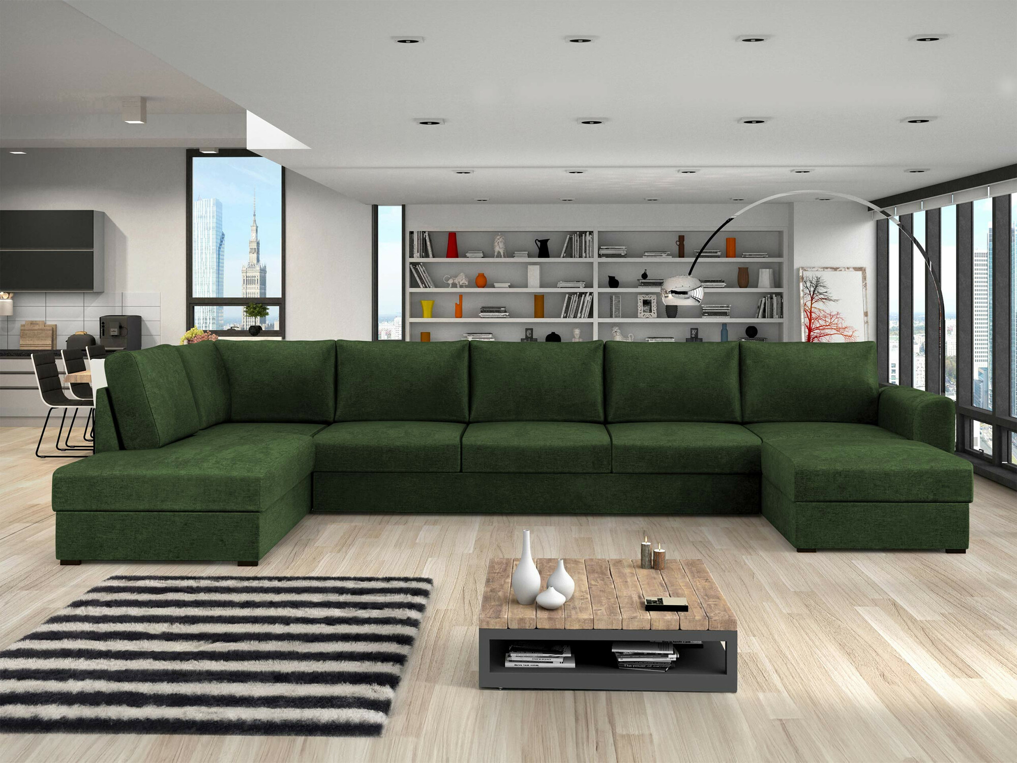 Corner sofa Comfivo Flumen I (Clara 215.10)