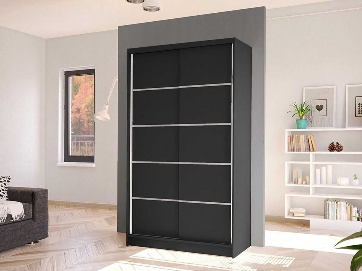 Wardrobe Closico Fractor IV (Black)