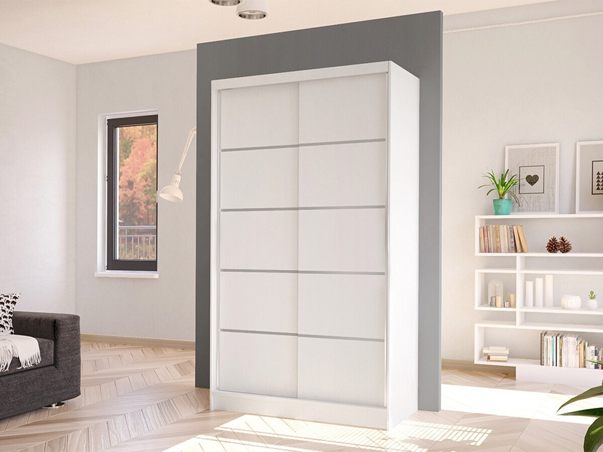 Wardrobe Closico Fractor IV (White)