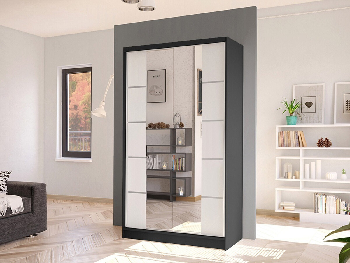 Wardrobe Closico Fractor V (Black + White)