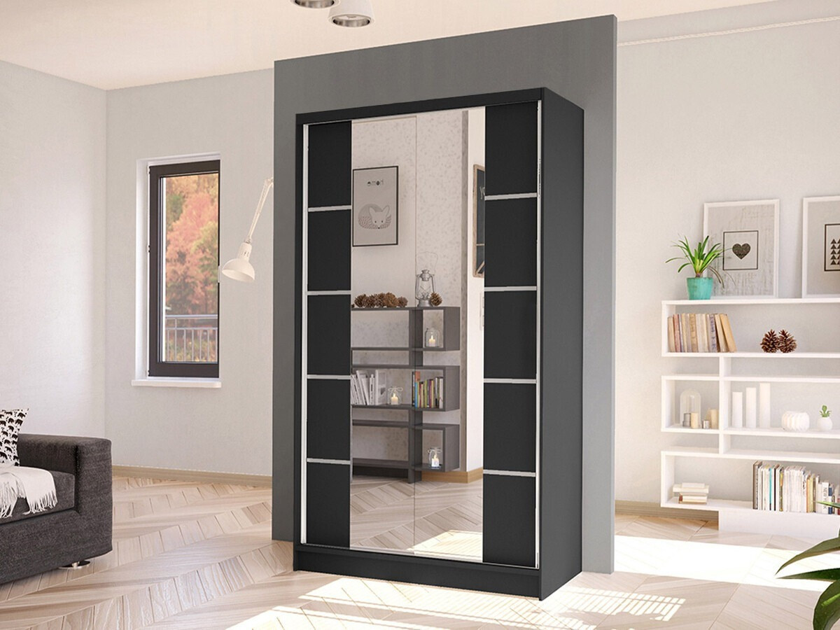 Wardrobe Closico Fractor V (Black)