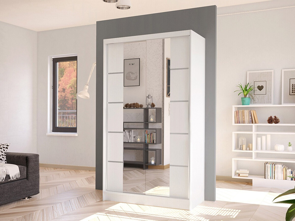 Wardrobe Closico Fractor V (White)