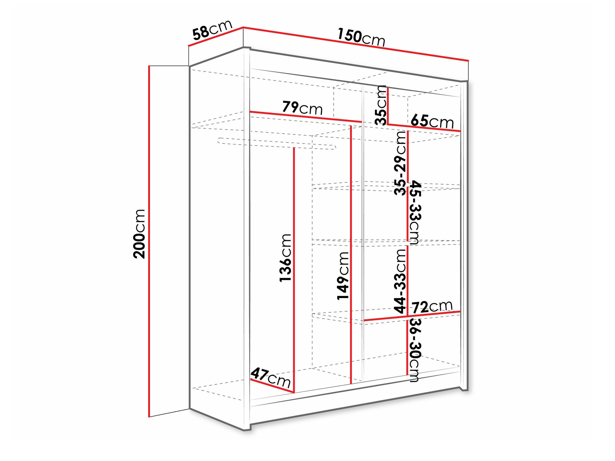 Wardrobe Closico Camera IV (Black)
