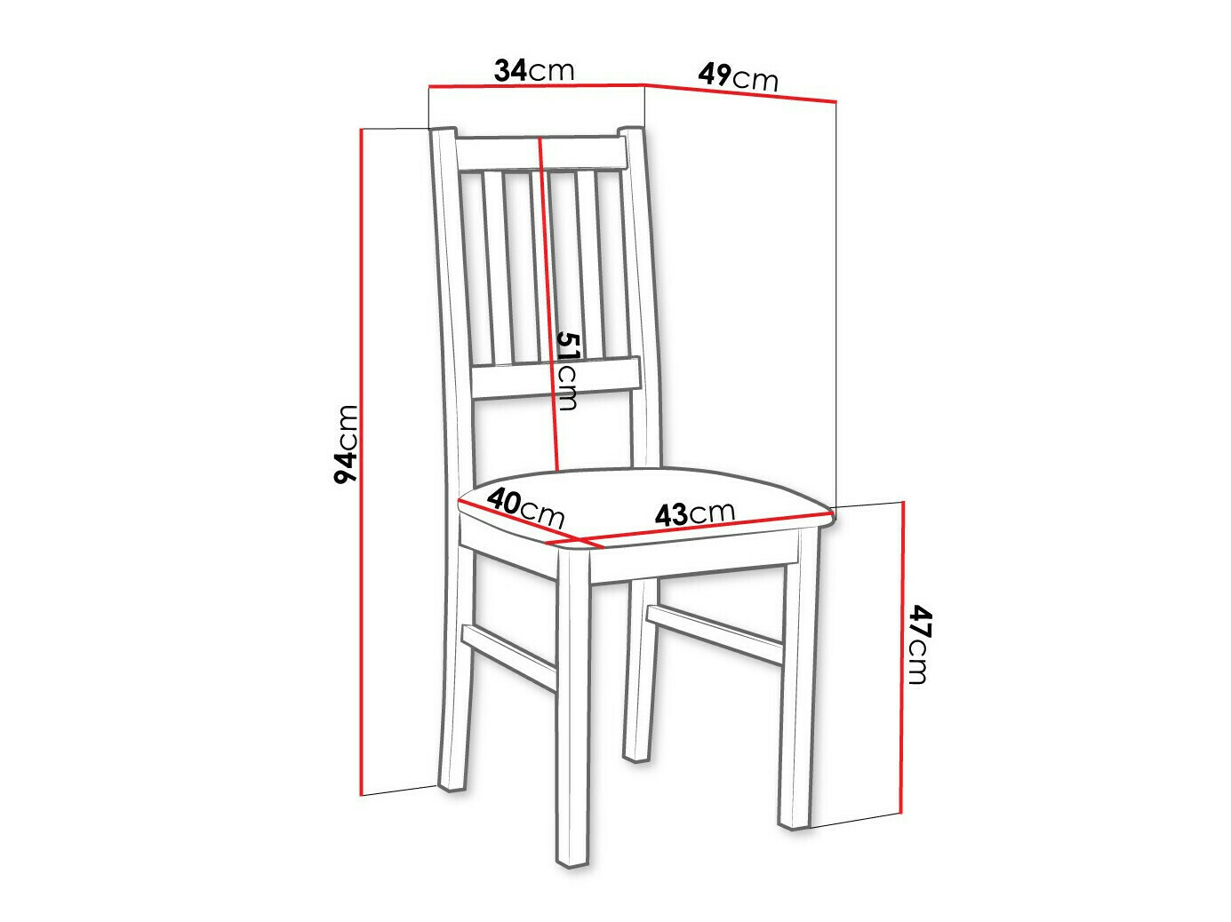 Chair Victorville 146 (Walnut)