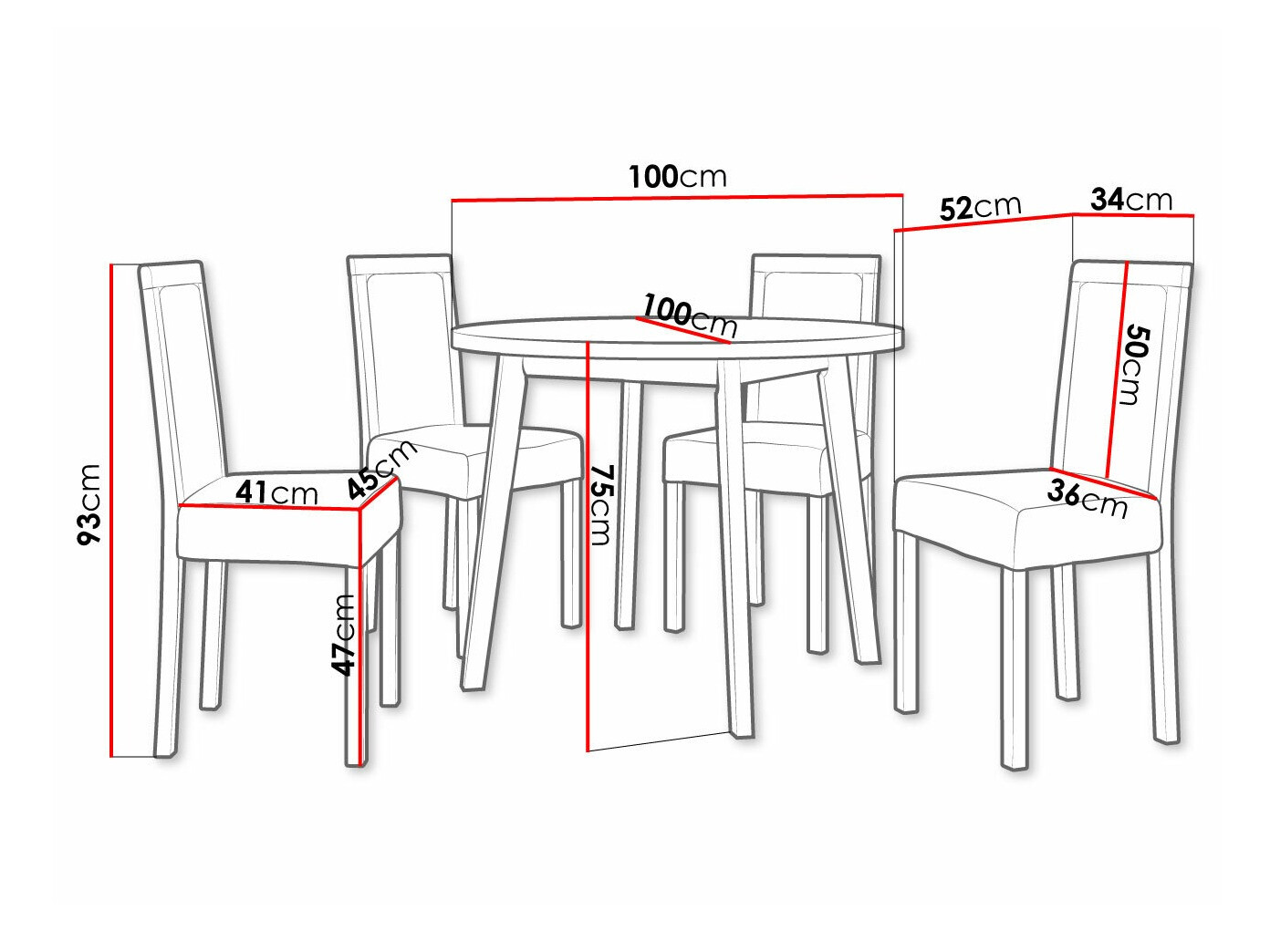 Dining set Victorville 306 (Hygge 20)