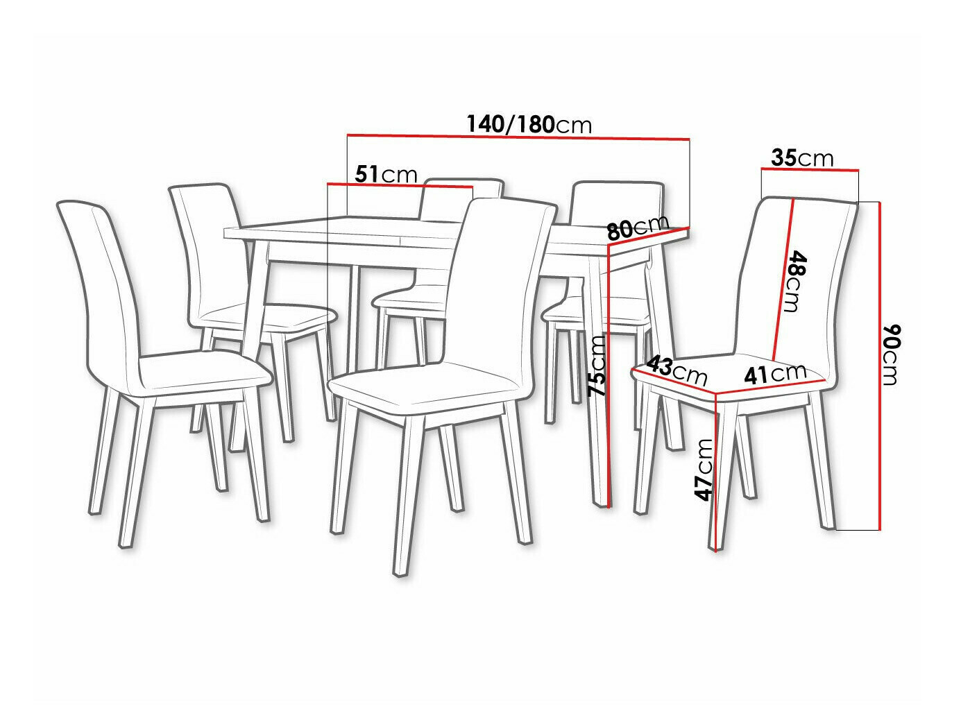Dining set Victorville 322 (Hygge 20)