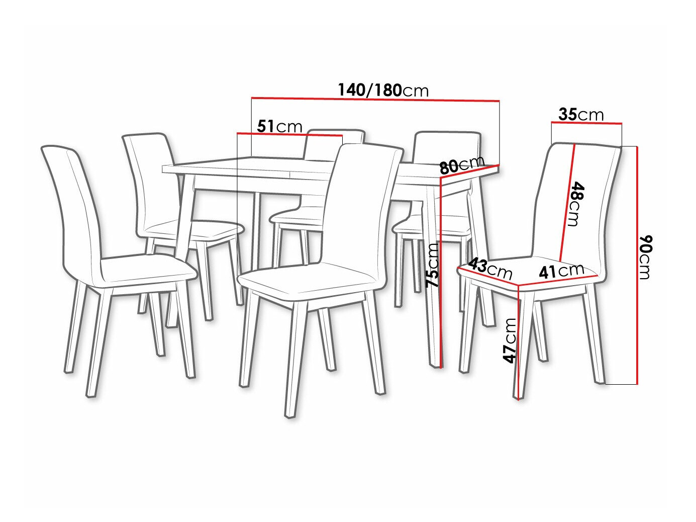 Dining set Victorville 322 (Zetta 297)