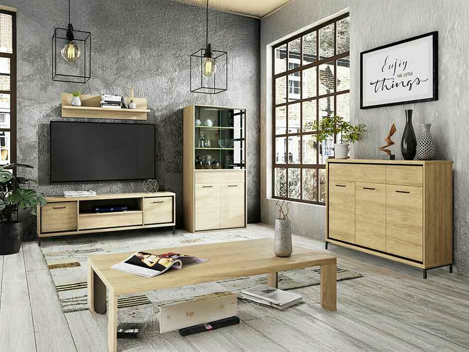 Living room set Etrmoni 118 (Light wood)