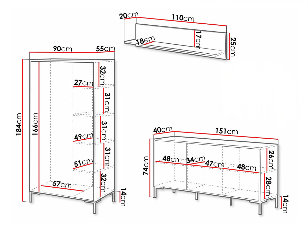 Living room set Fabula I