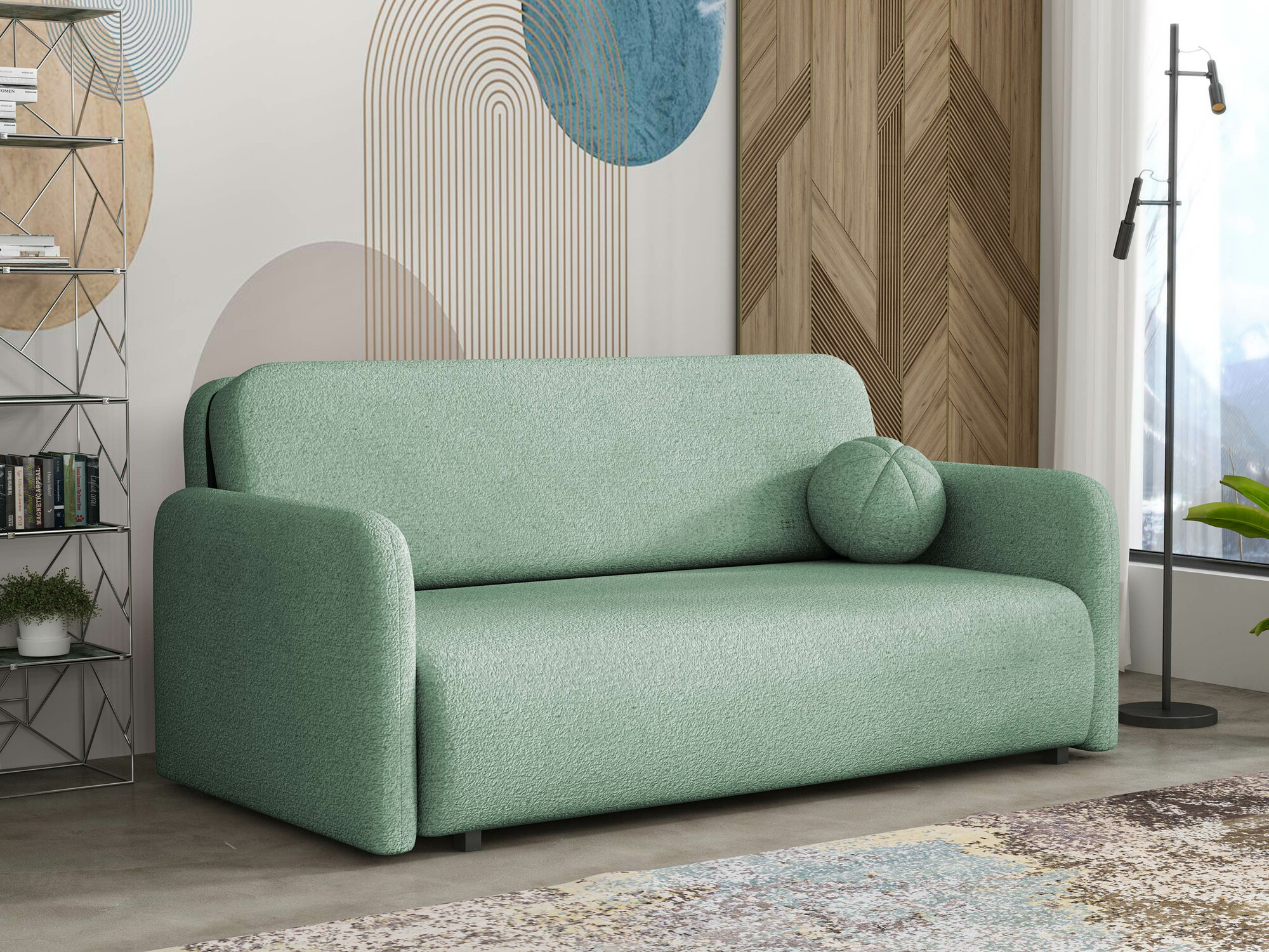Sofa bed Poetal IV (Coral 55)