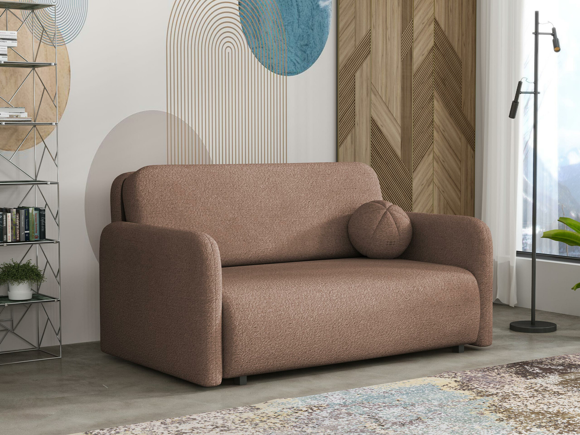 Sofa bed Columbus 238 (Coral 45)