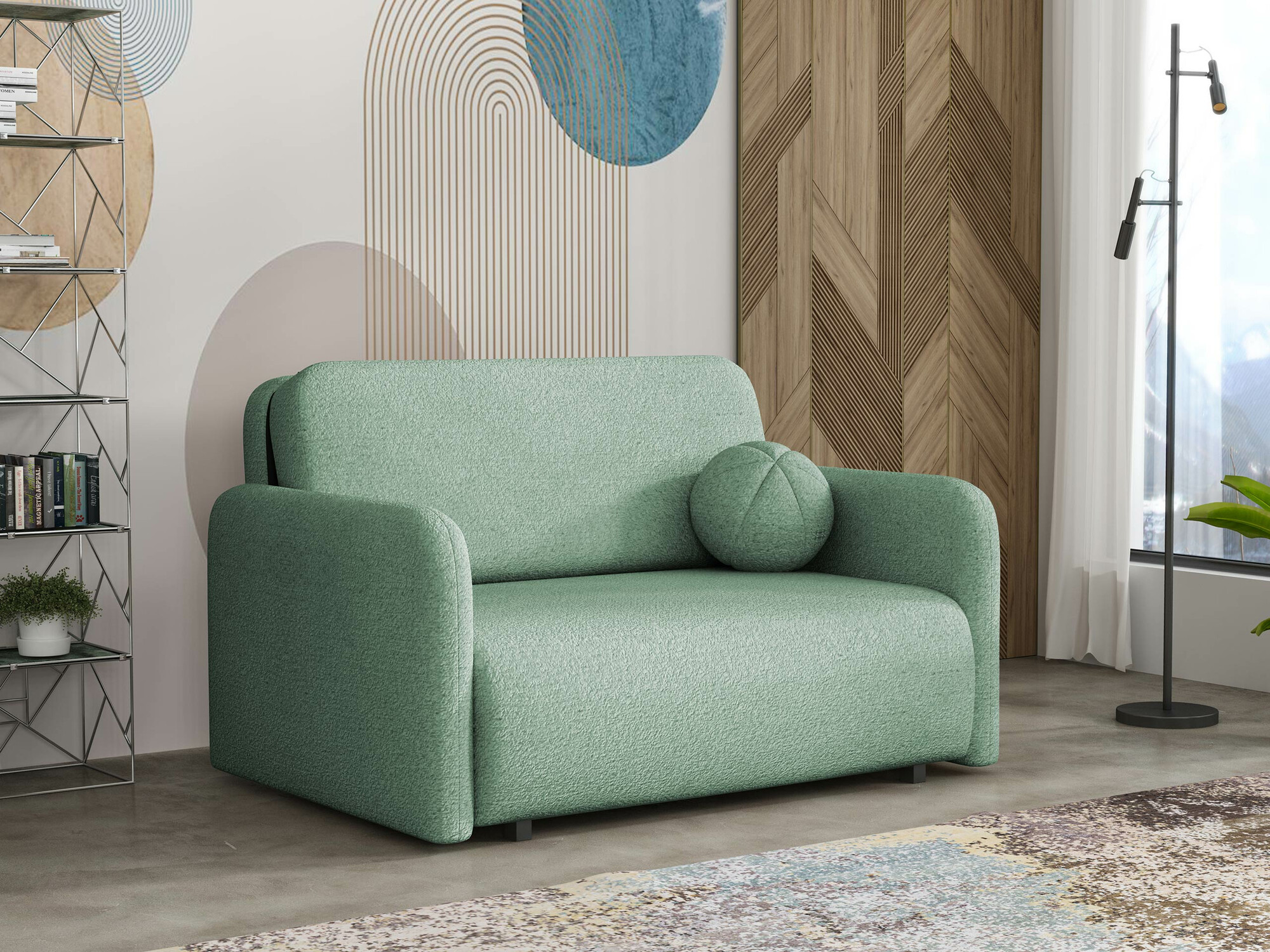 Sofa bed Poetal II (Coral 55)