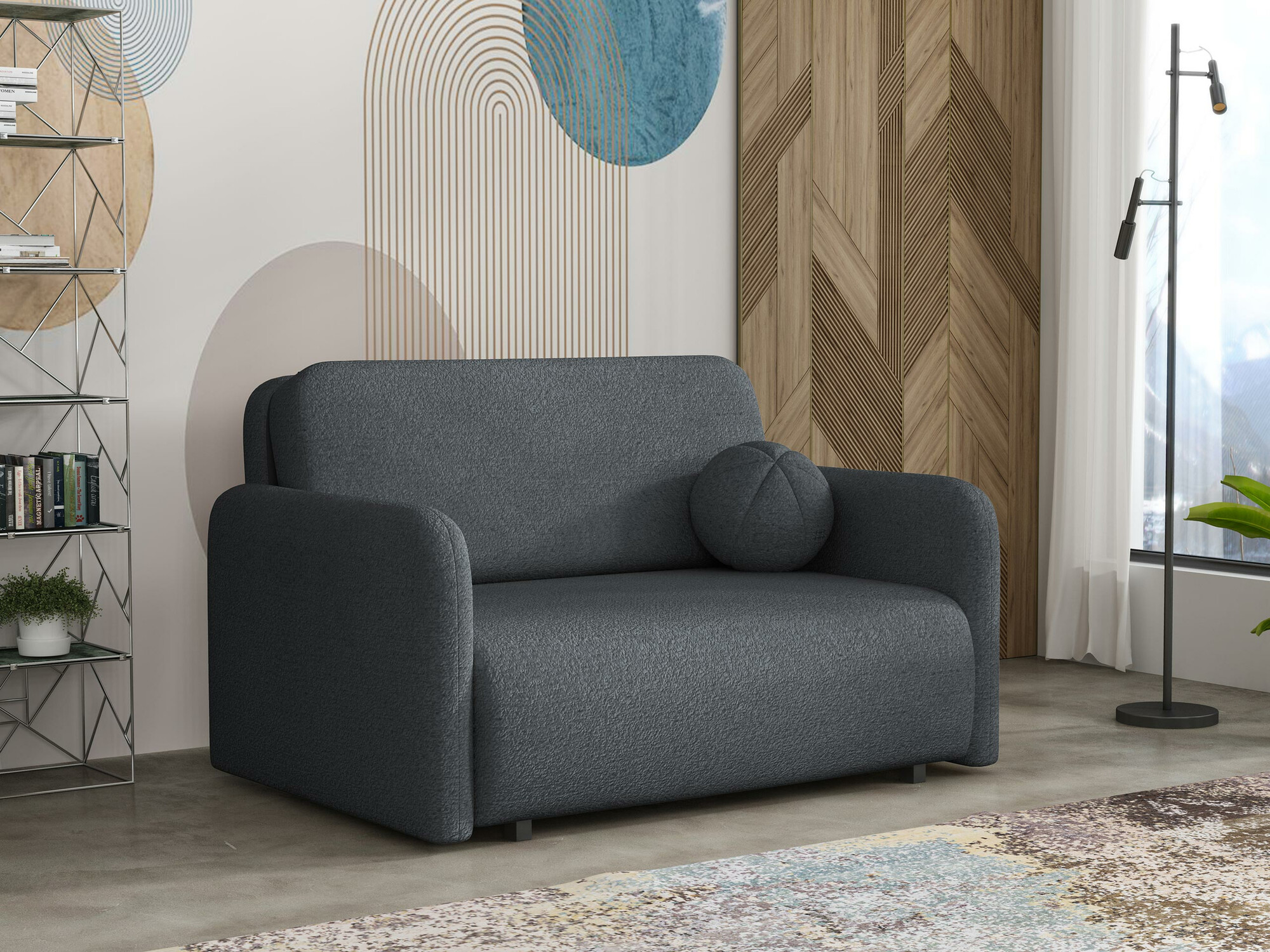 Sofa bed Poetal II (Coral 80)
