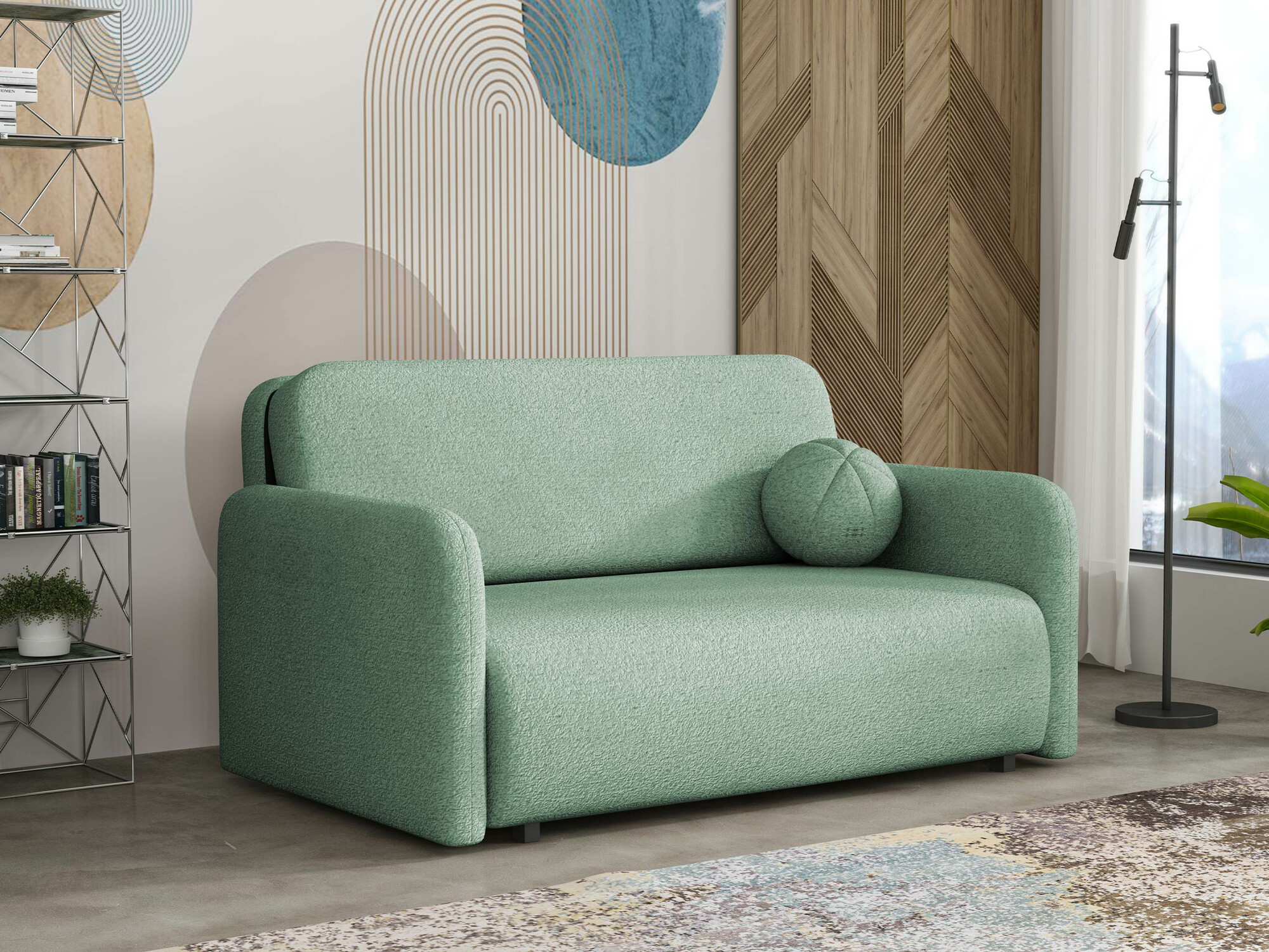 Sofa bed Poetal III (Coral 55)