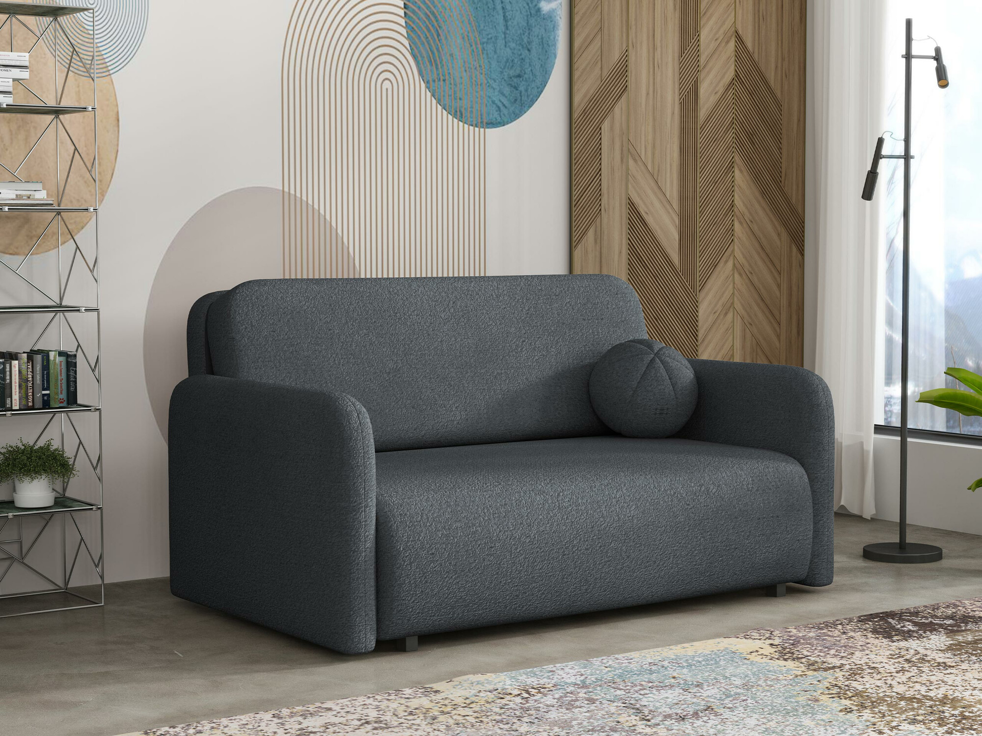 Sofa bed Poetal III (Coral 80)