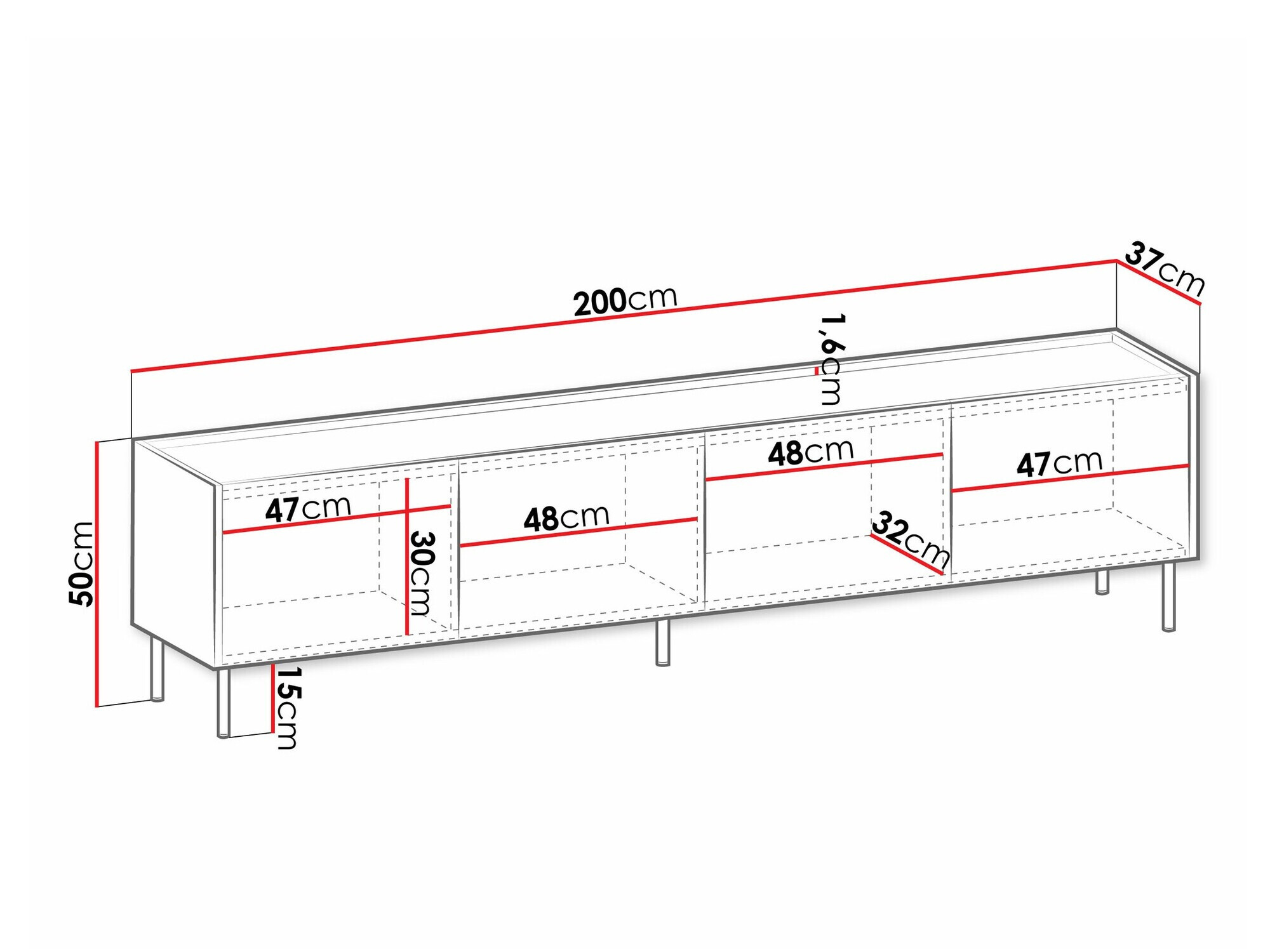 TV stand Comfivo Belviro I