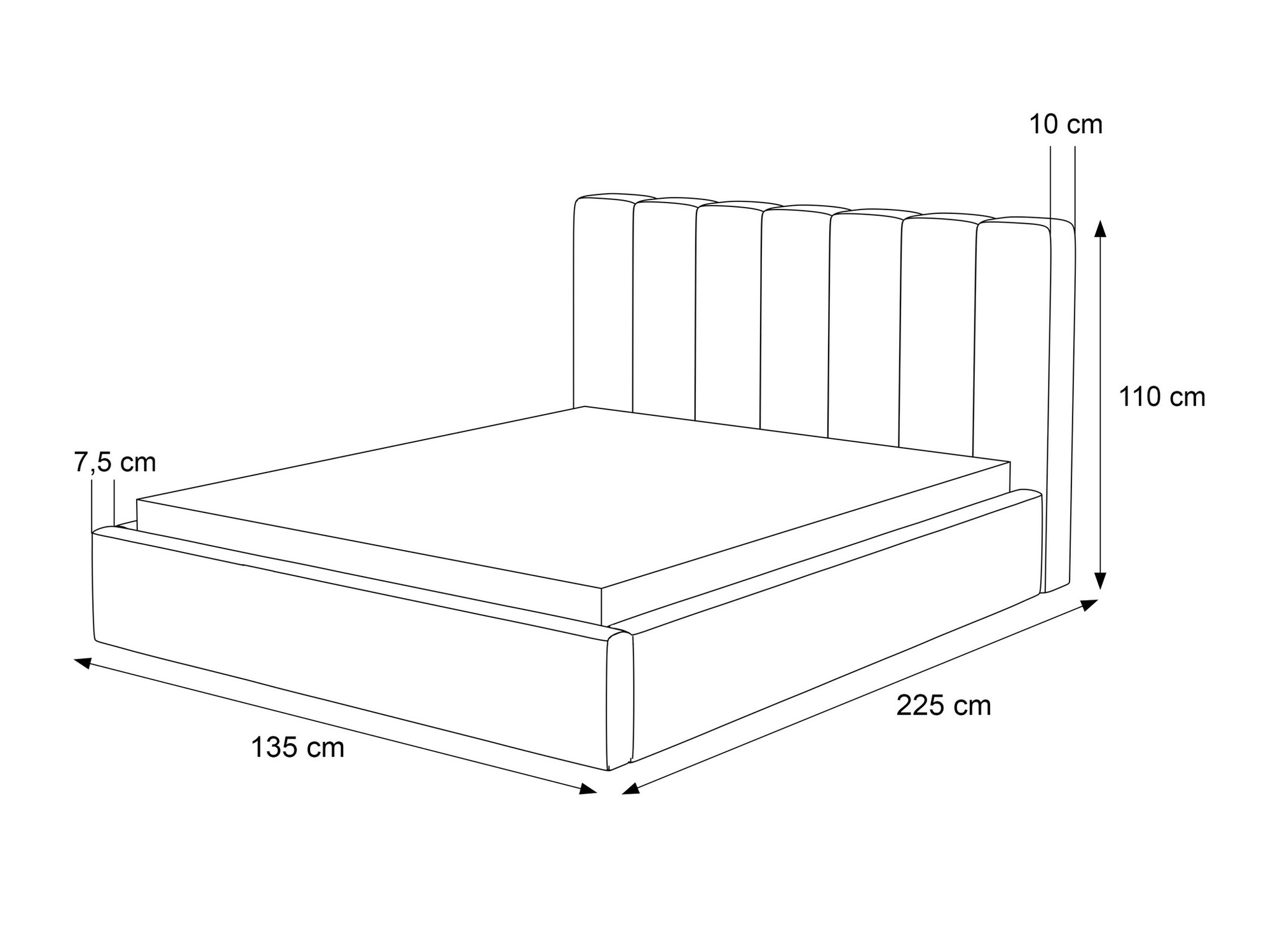 Bed Martinez 112 (Magic Velvet 2219)