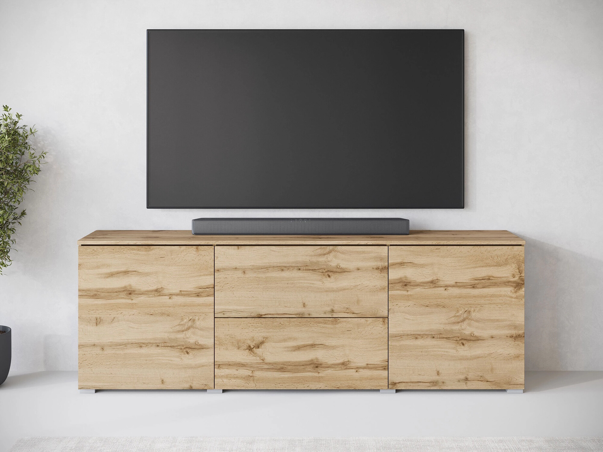 TV stand Mirfivo 104 (Wotan Oak)