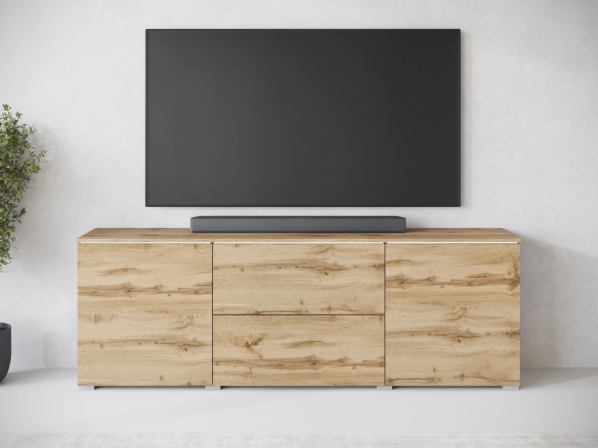 TV stand Mirfivo 104 (Wotan Oak)
