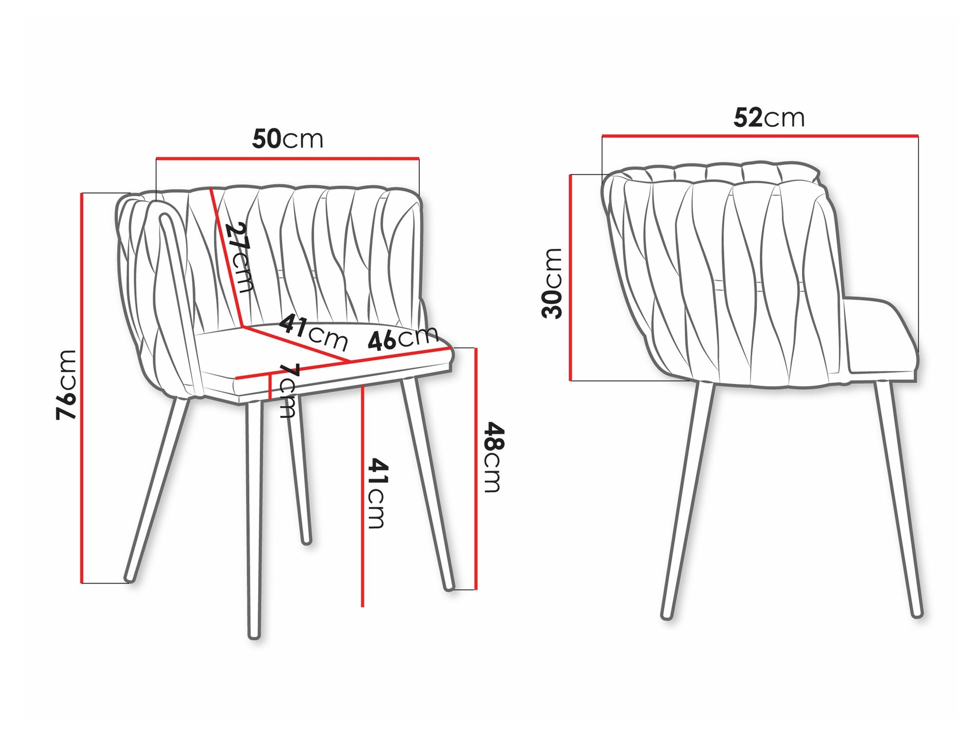 Chair Comfivo Hilaritas XI (Silver + Black)