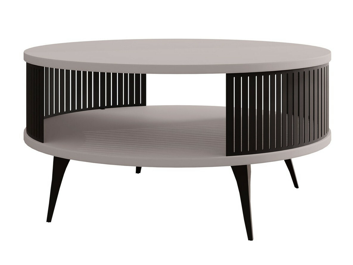 Coffee table Vitum (Black + Cashmere)