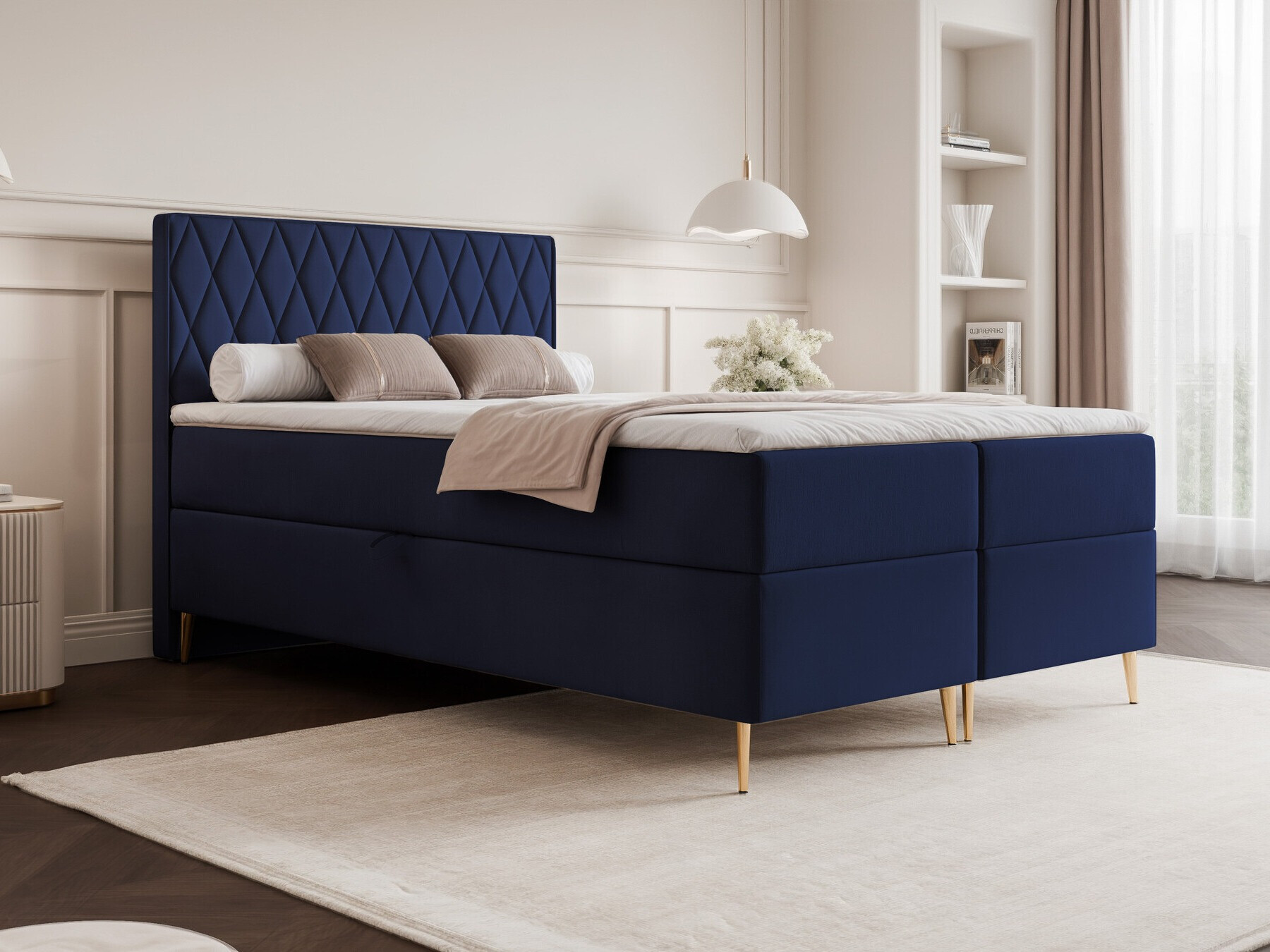 Continental bed Martinez 110 (Magic Velvet 2216)