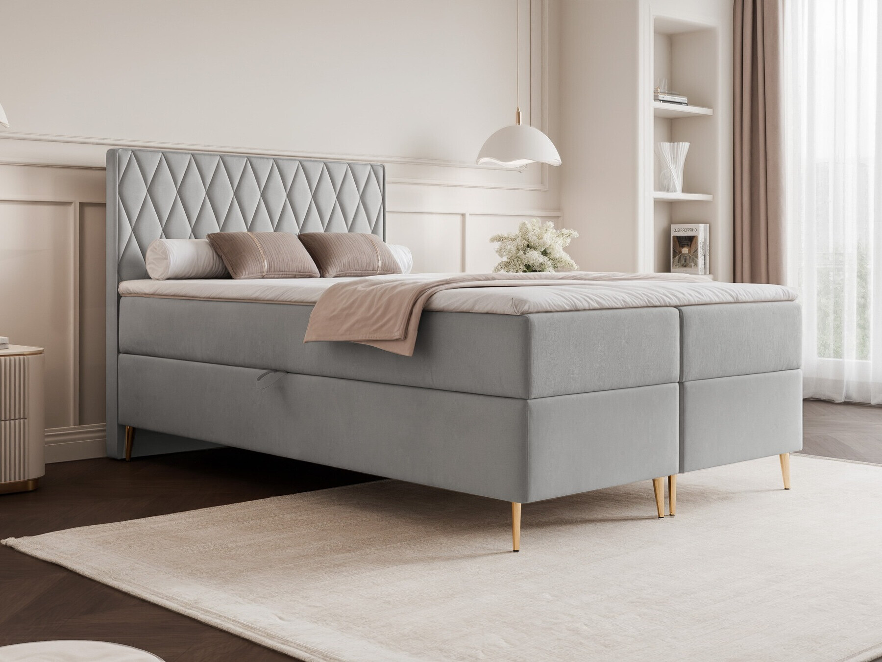 Continental bed Martinez 110 (Magic Velvet 2240)