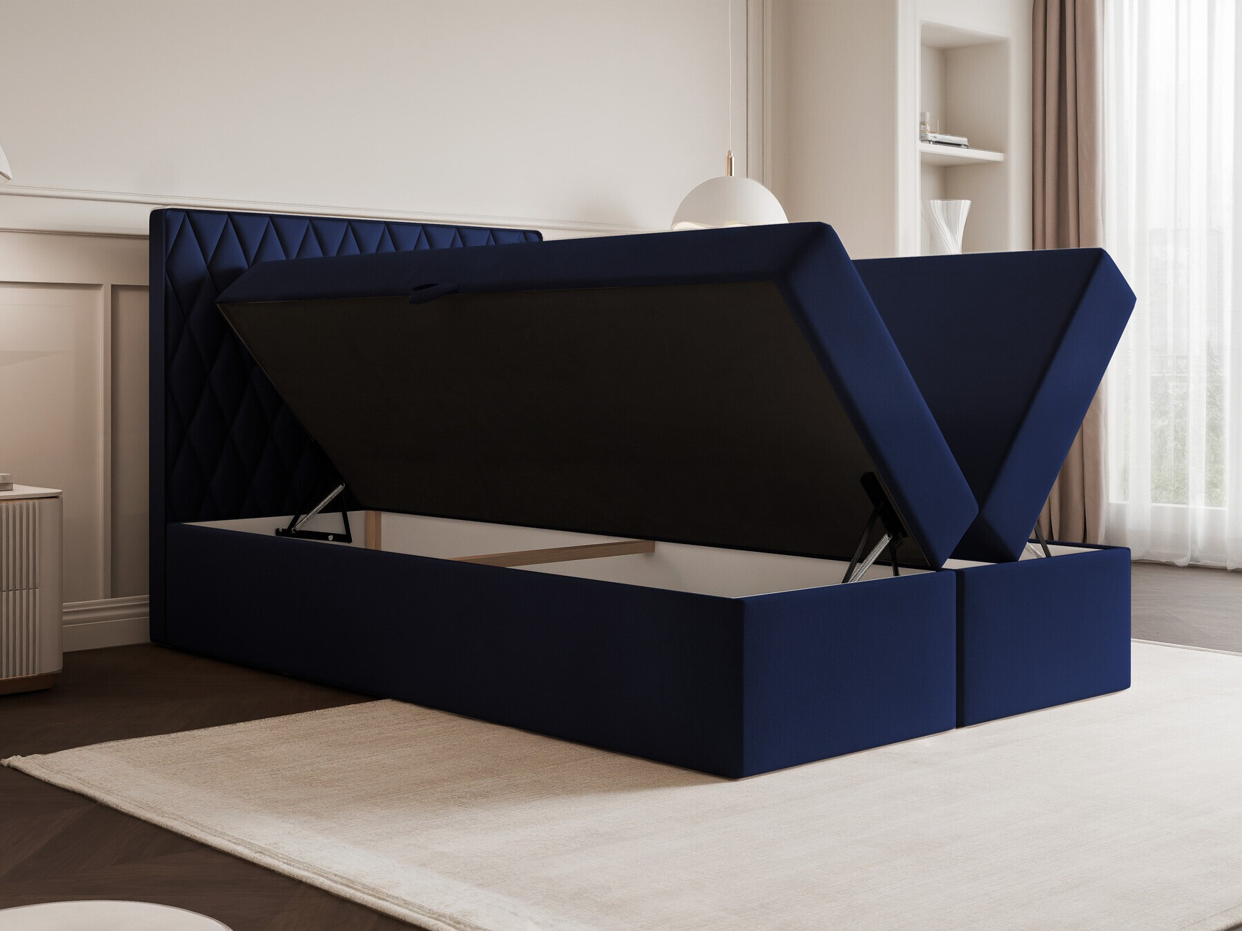 Continental bed Martinez 114 (Magic Velvet 2210)
