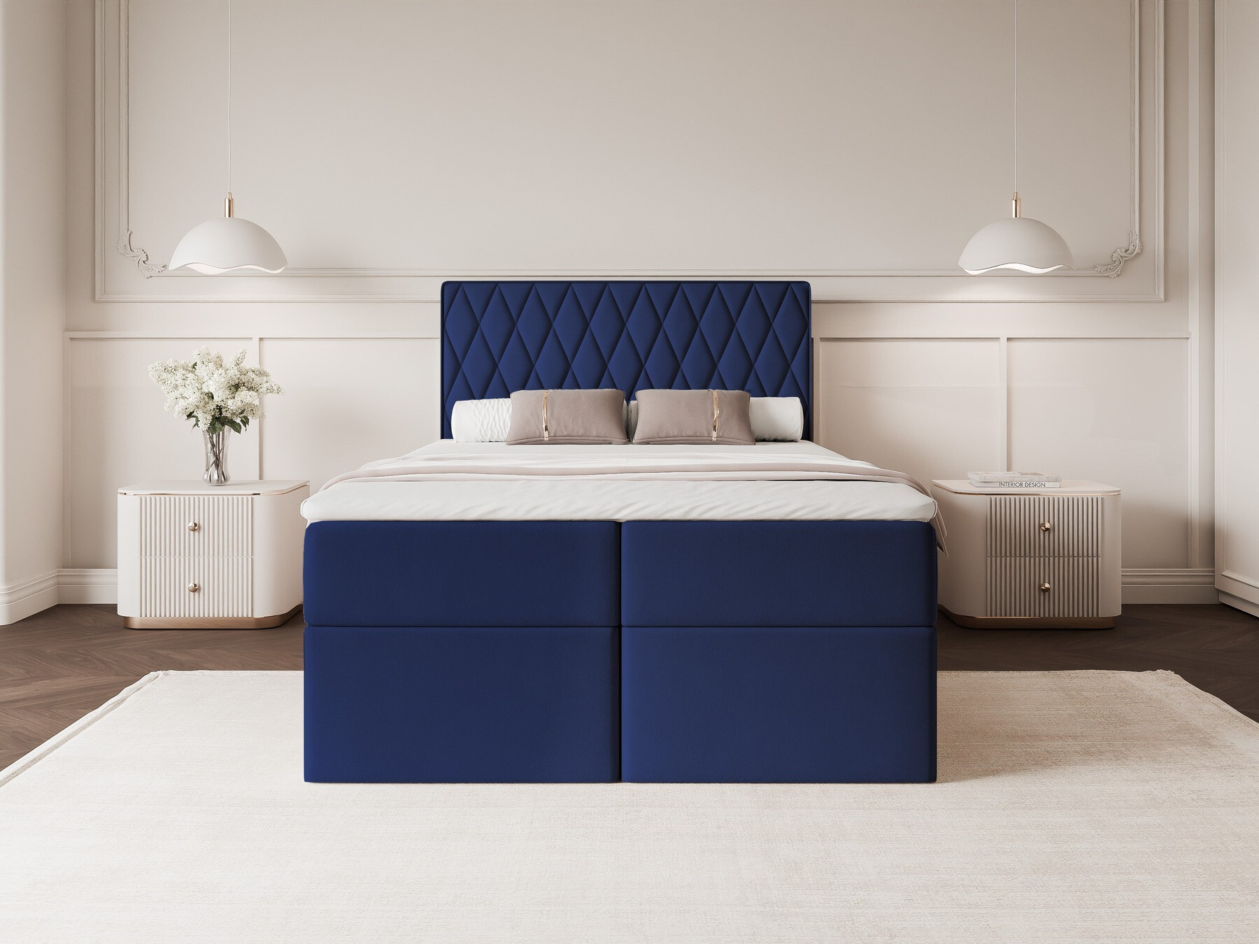 Continental bed Martinez 114 (Magic Velvet 2216)