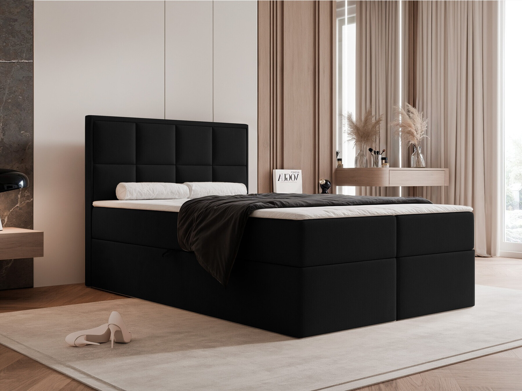 Continental bed Martinez 115 (Magic Velvet 2219)