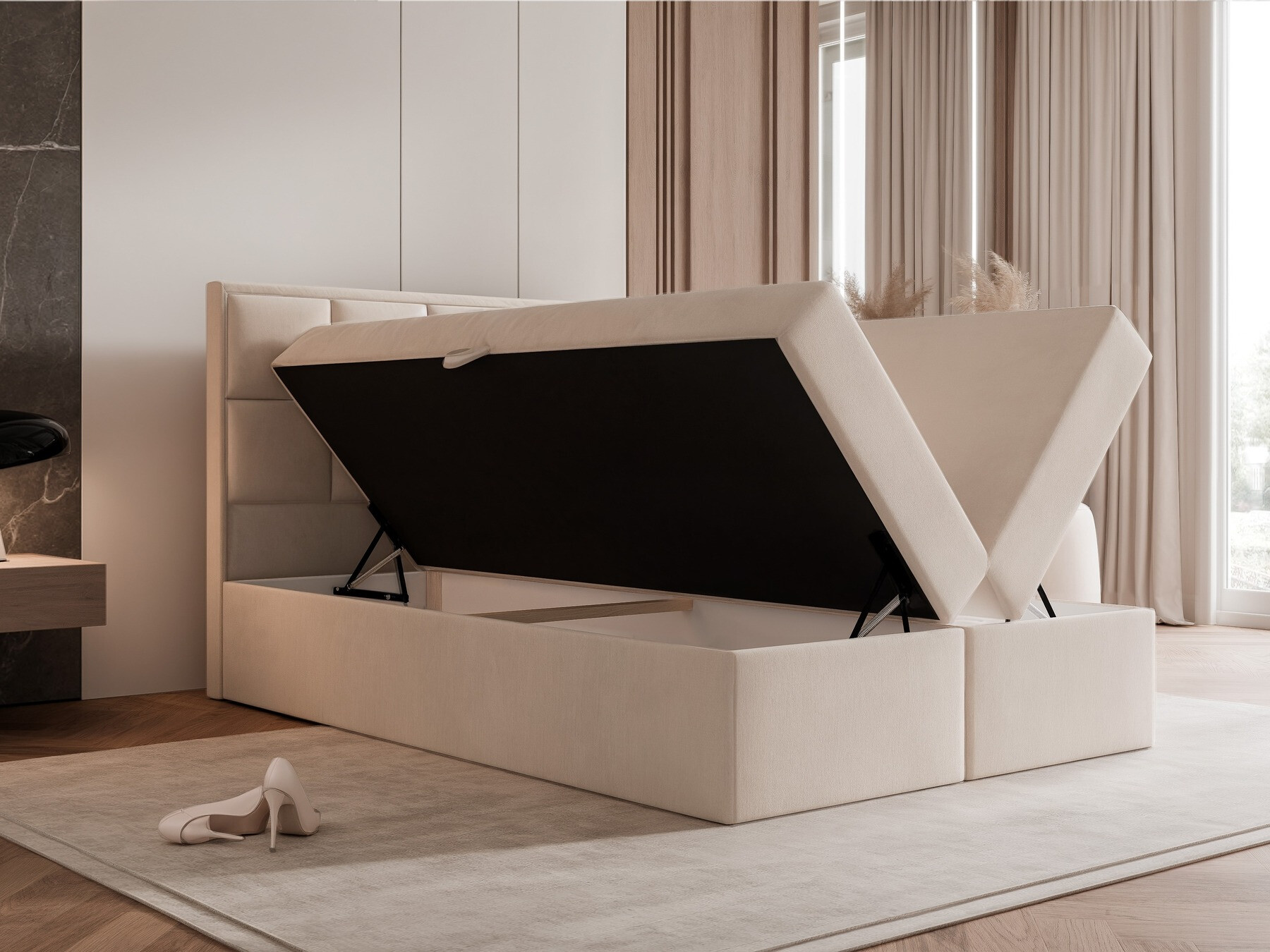 Continental bed Martinez 115 (Magic Velvet 2225)