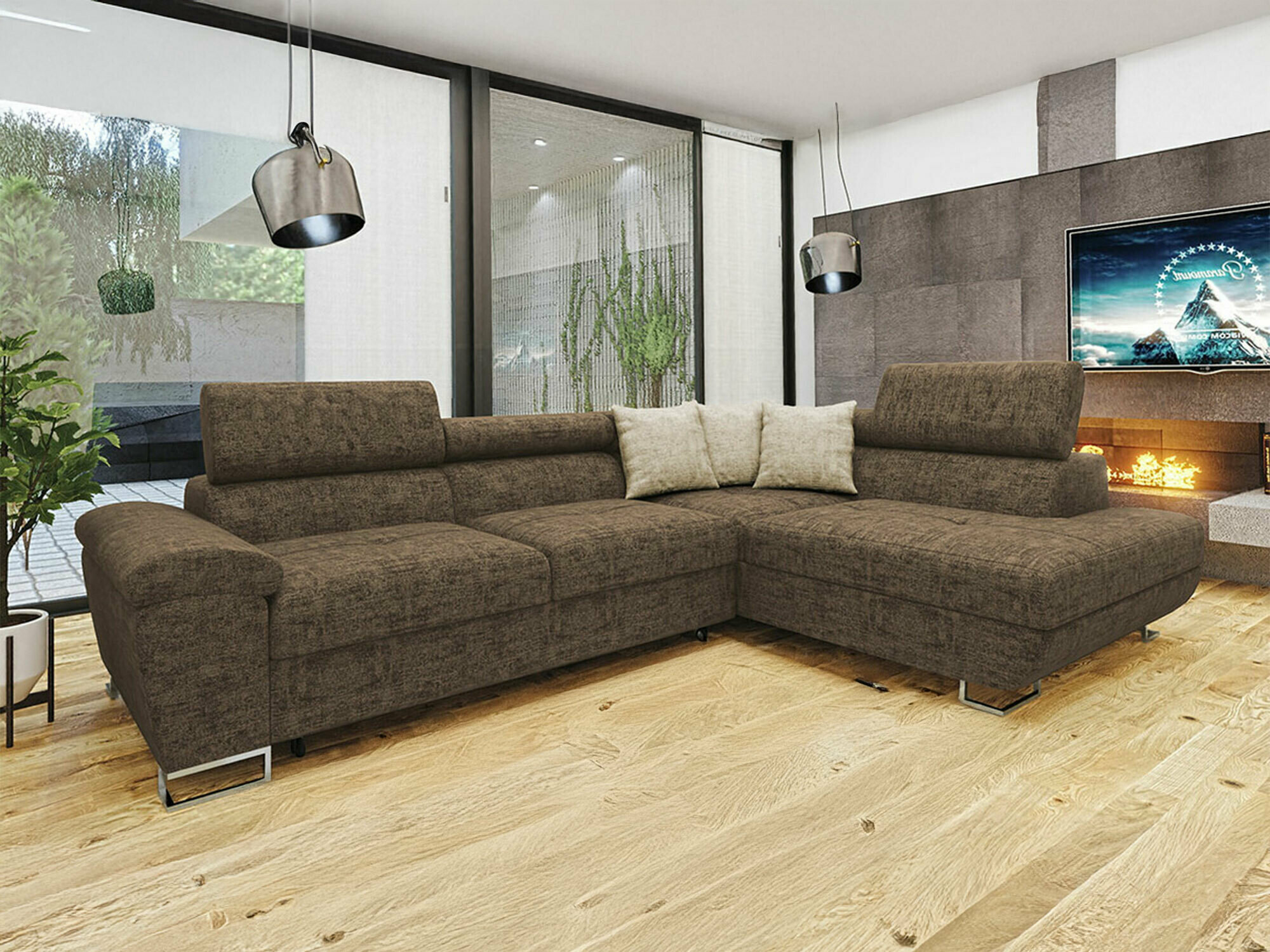 Corner sofa Comfivo Ruta II (Matana 19 + Matana 17)