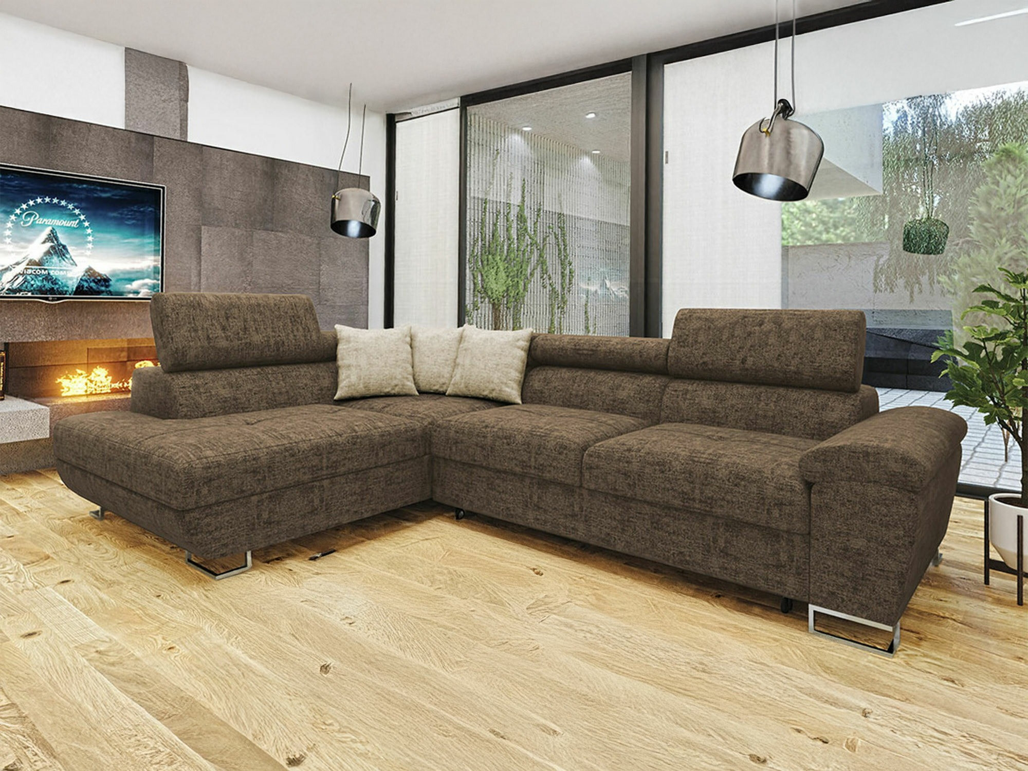Corner sofa Comfivo Ruta II (Matana 19 + Matana 17)