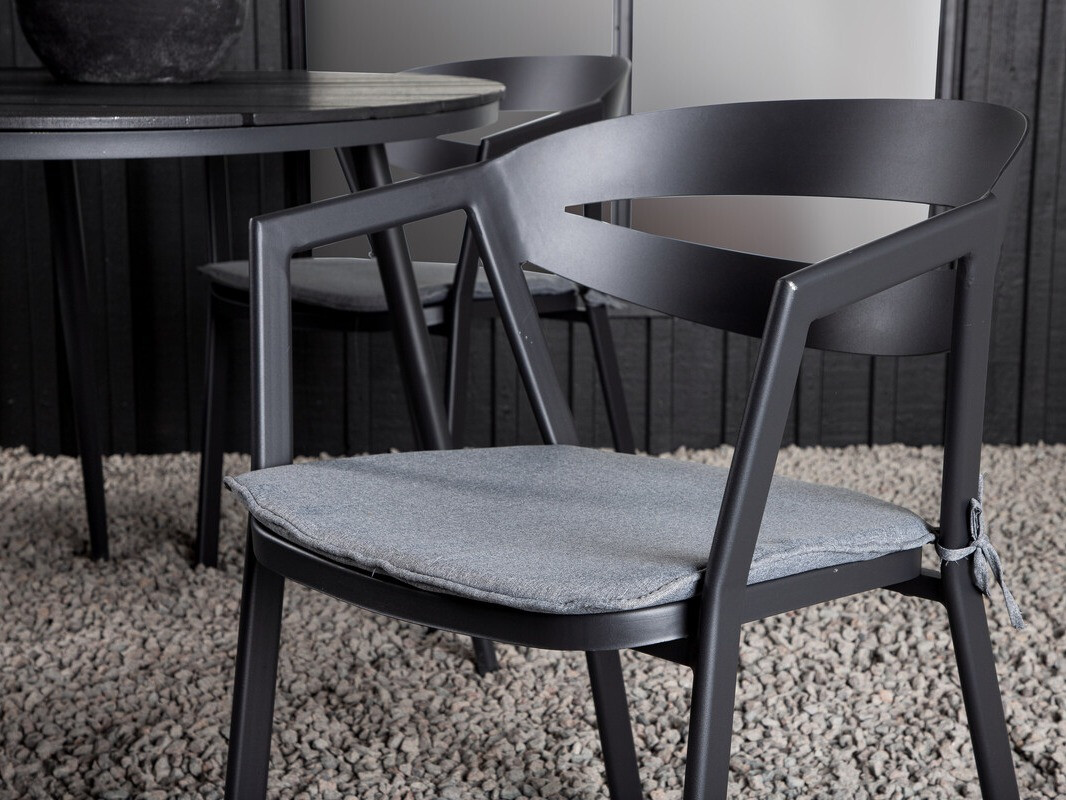 Table and chairs set Dallas 4791 (Black)