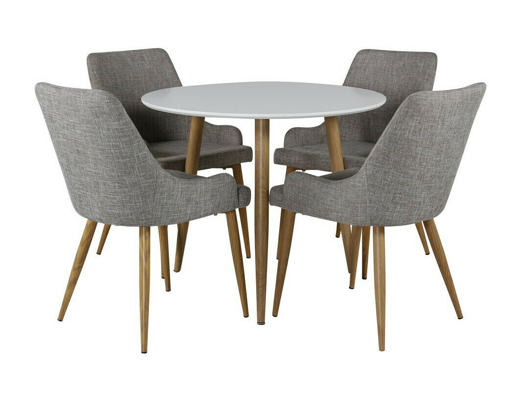 Dining set Dallas 2447 (Grey + Oak)