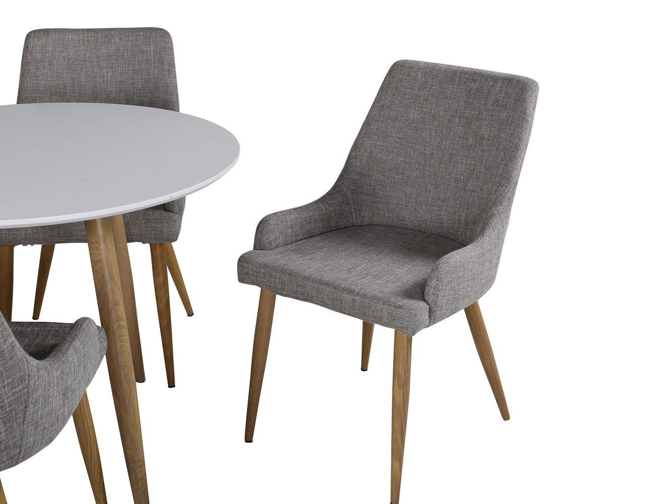 Dining set Dallas 2447 (Grey + Oak)