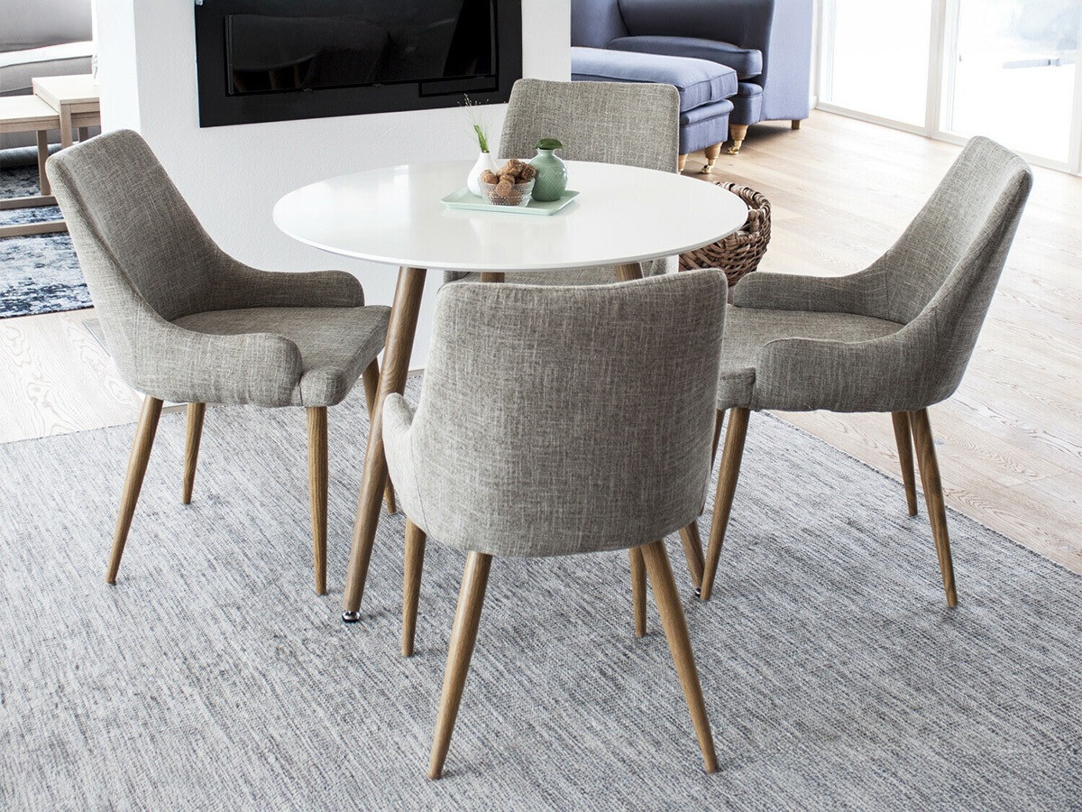 Dining set Dallas 2447 (Grey + Oak)