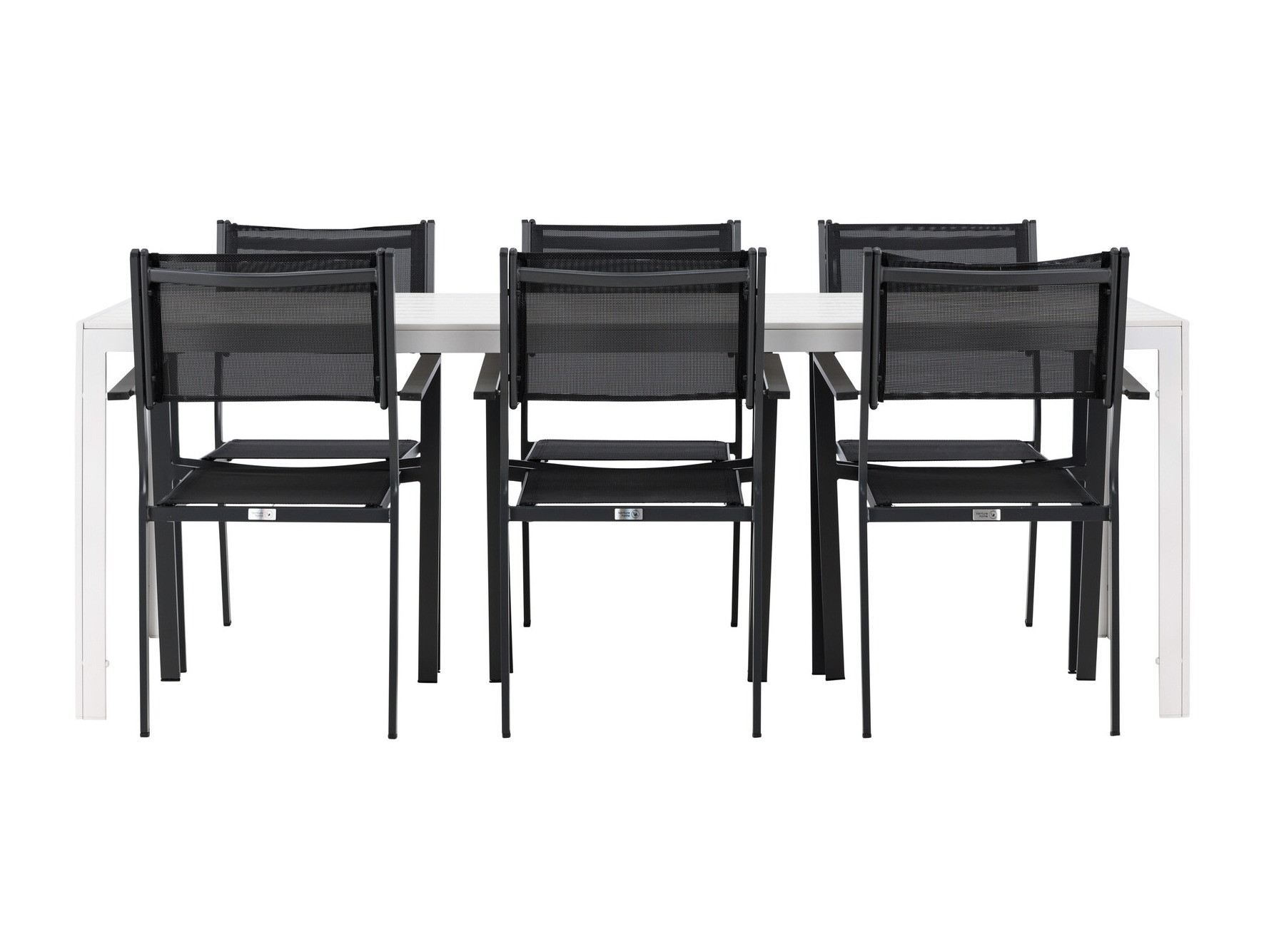 Table and chairs set Dallas 4806 (White)