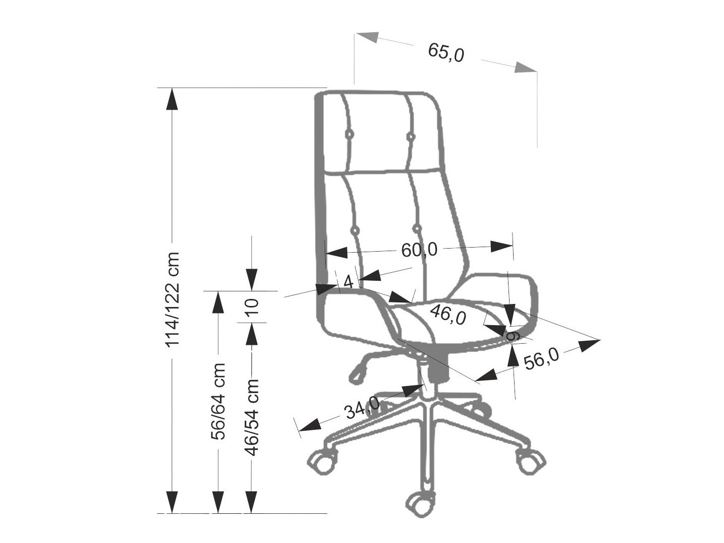 Office chair Houston 1926 (Beige)