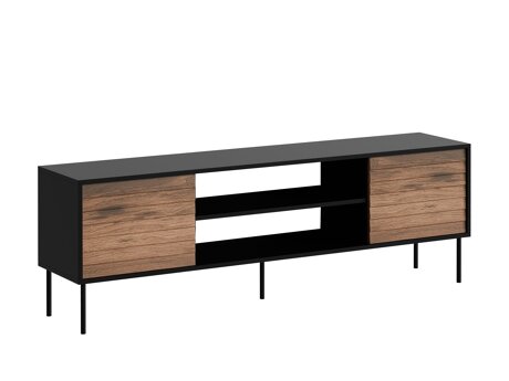 TV stand Flosoru 104 (Walnut + Black)
