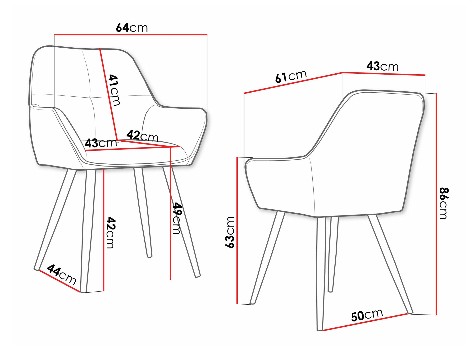 Chair Jackson 117 (Poso 100)