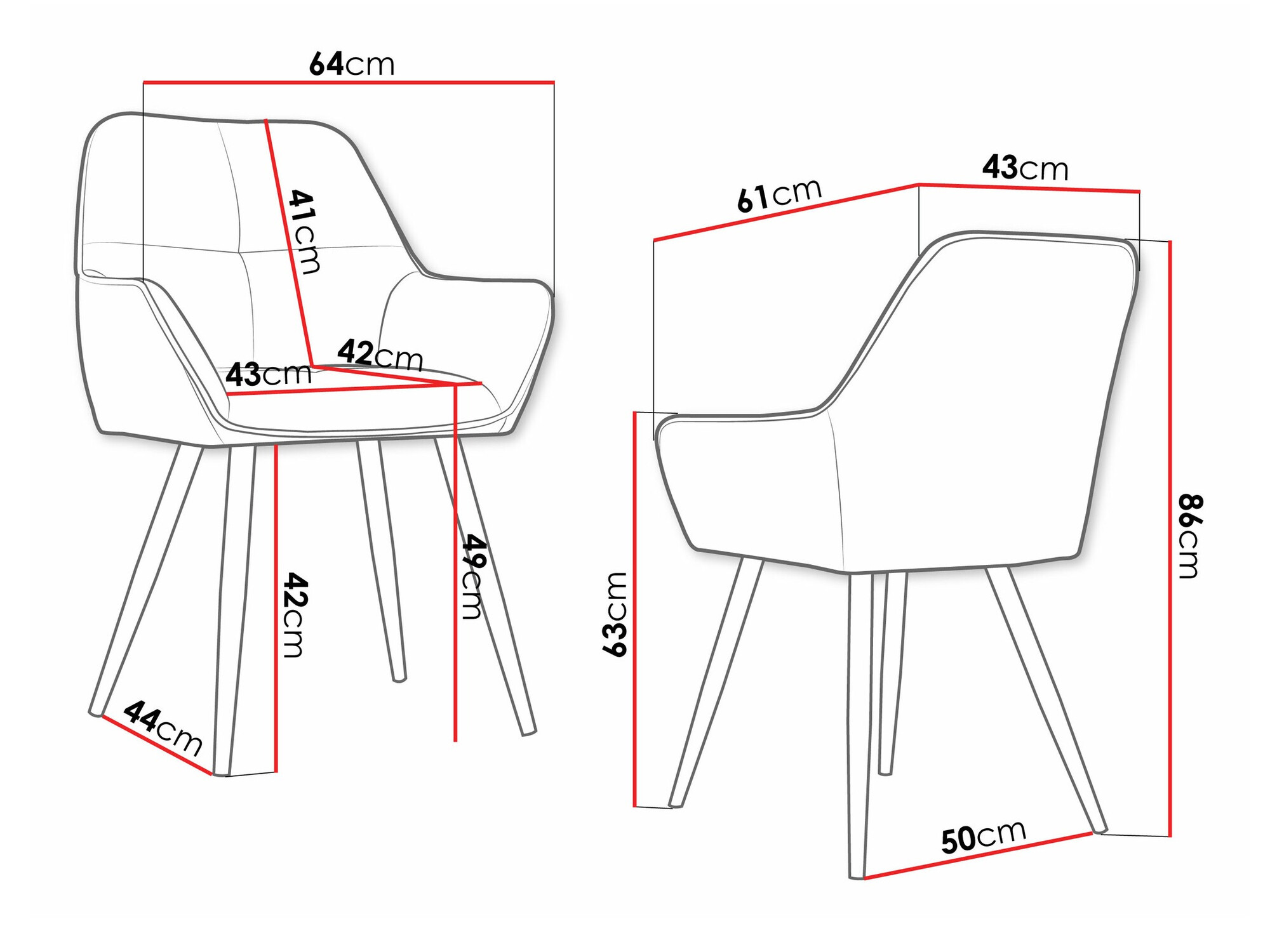 Chair Jackson 117 (Poso 135)