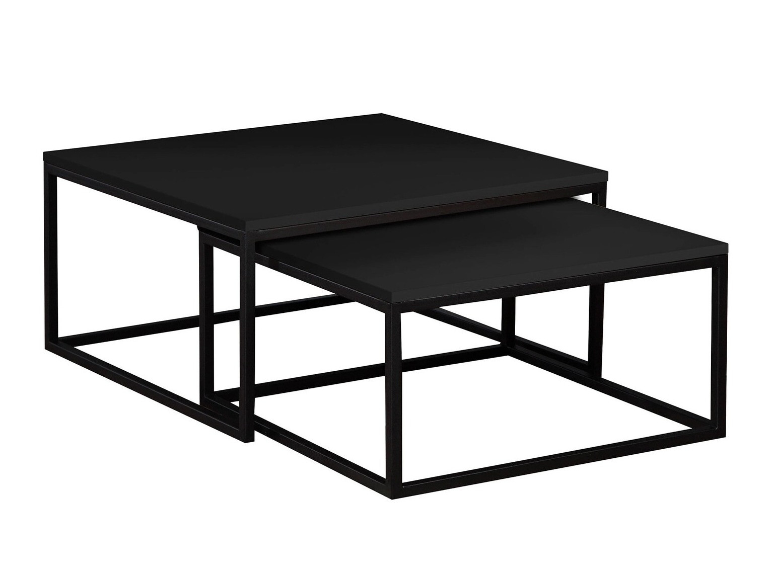 Nest of coffee tables Oswego 101 (Black)