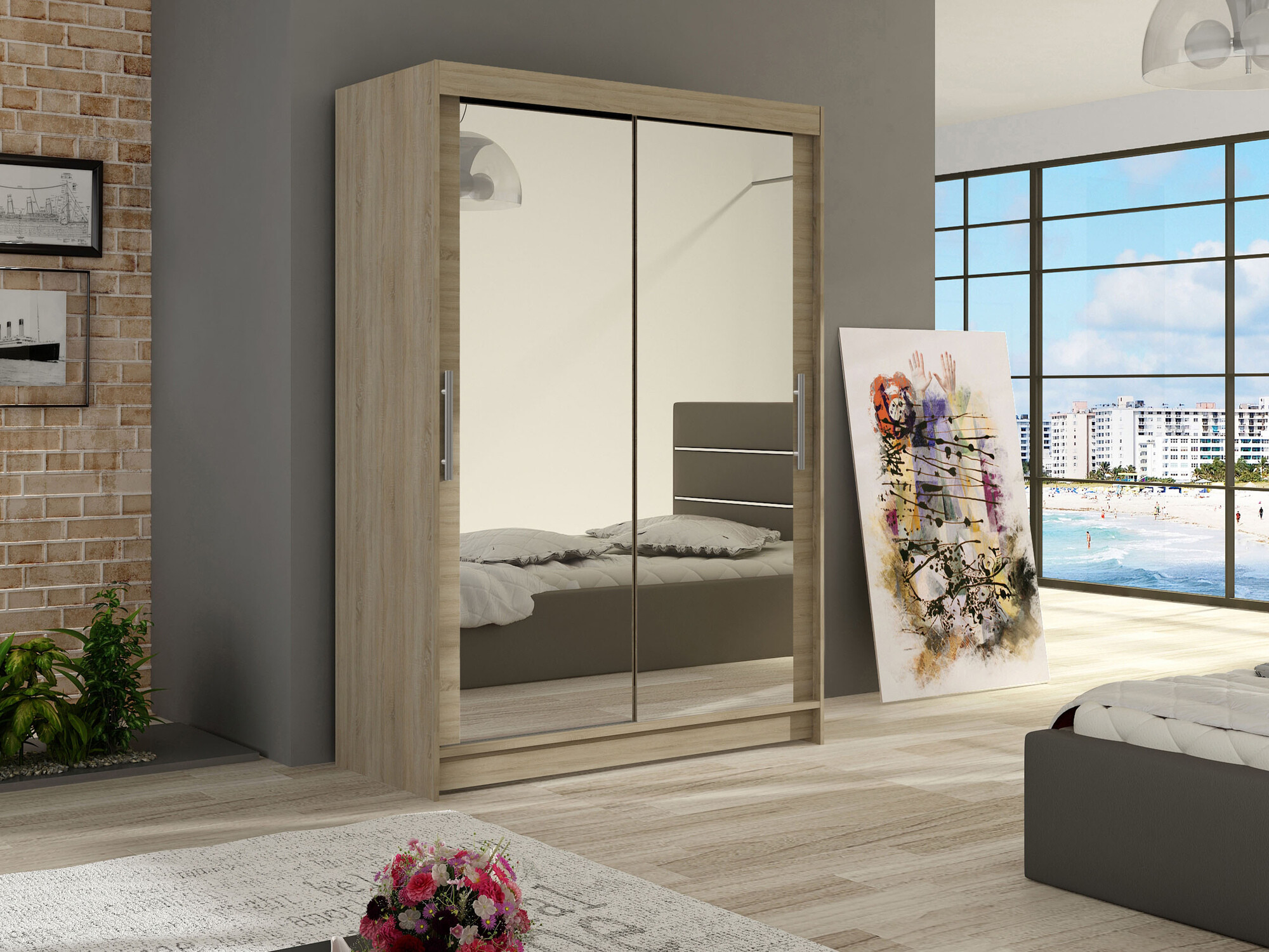 Wardrobe Closico Pacron VII (Sonoma oak)