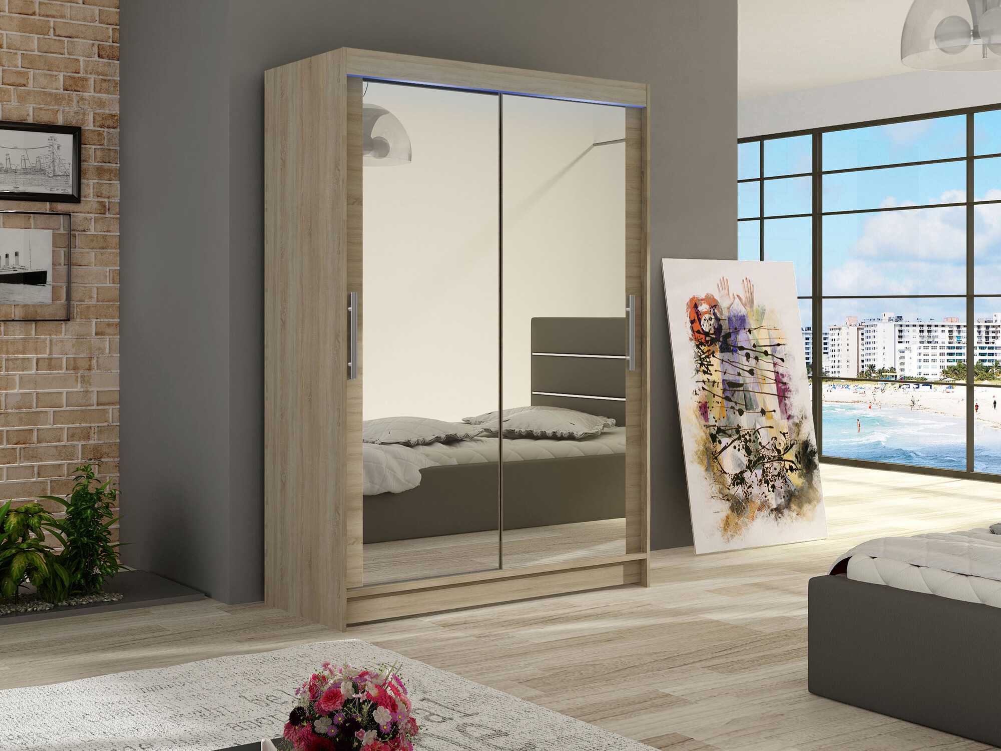 Wardrobe Closico Pacron VII (Sonoma oak)