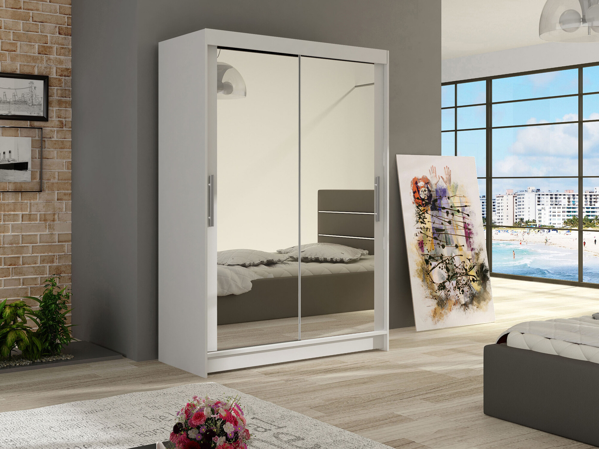 Wardrobe Closico Pacron VII (White)